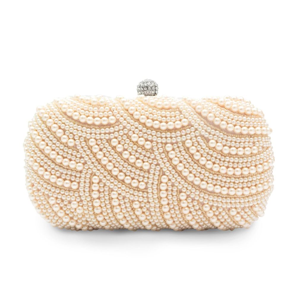 Pearl Evening Bag Beaded Handbag Rhinestone Clutch Bag Bridal :')